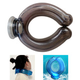 Maxbell Neck Cooling Tube Cooling Ice Neck Cooler Compact for Hiking Jogging Camping Coffee Gray