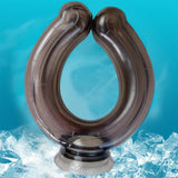 Maxbell Neck Cooling Tube Cooling Ice Neck Cooler Compact for Hiking Jogging Camping Coffee Gray