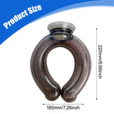 Maxbell Neck Cooling Tube Cooling Ice Neck Cooler Compact for Hiking Jogging Camping Coffee Gray