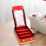 Maxbell First Aid Bag Empty Portable Storage Medical Pouch, for Emergency Travel Gym Red