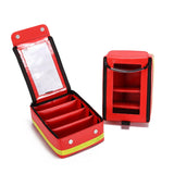 Maxbell First Aid Bag Empty Portable Storage Medical Pouch, for Emergency Travel Gym Red