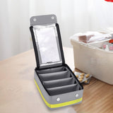 Maxbell First Aid Bag Empty Portable Storage Medical Pouch, for Emergency Travel Gym Grey