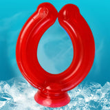 Maxbell Neck Cooling Tube Cooling Ice Neck Cooler Compact for Hiking Jogging Camping Red