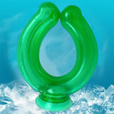 Maxbell Neck Cooling Tube Cooling Ice Neck Cooler Compact for Hiking Jogging Camping Green