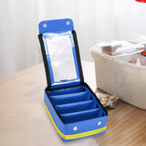 Maxbell First Aid Bag Empty Portable Storage Medical Pouch, for Emergency Travel Gym Blue