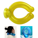 Maxbell Neck Cooling Tube Cooling Ice Neck Cooler Compact for Hiking Jogging Camping Yellow