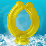 Maxbell Neck Cooling Tube Cooling Ice Neck Cooler Compact for Hiking Jogging Camping Yellow