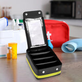 Maxbell First Aid Bag Empty Portable Storage Medical Pouch, for Emergency Travel Gym Black