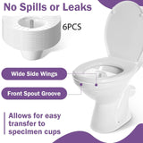 Maxbell 6 Pieces Graduated Sample Collectors Pans Elderly Lightweight Women 30 Ounce