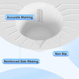 Maxbell Urine Collectors 30 Ounce Stable Convenient Pour Spout Urine Hats for Toilet