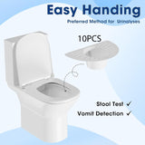 Maxbell Urine Collectors 30 Ounce Stable Convenient Pour Spout Urine Hats for Toilet