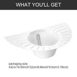 Maxbell Graduated Specimen Collector Pan Toilet Nursing Hat for Urine for Healthcare