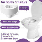 Maxbell Graduated Specimen Collector Pan Toilet Nursing Hat for Urine for Healthcare