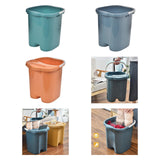 Maxbell Foot Bath Tub Sturdy Portable Feet Washing Basin for SPA Relaxation Pedicure green