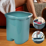 Maxbell Foot Bath Tub Sturdy Portable Feet Washing Basin for SPA Relaxation Pedicure green