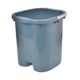 Maxbell Foot Bath Tub Sturdy Portable Feet Washing Basin for SPA Relaxation Pedicure blue