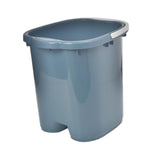 Maxbell Foot Bath Tub Sturdy Portable Feet Washing Basin for SPA Relaxation Pedicure blue