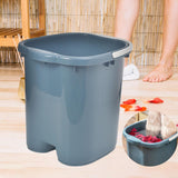 Maxbell Foot Bath Tub Sturdy Portable Feet Washing Basin for SPA Relaxation Pedicure blue