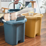 Maxbell Foot Bath Tub Sturdy Portable Feet Washing Basin for SPA Relaxation Pedicure blue