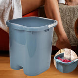Maxbell Foot Bath Tub Sturdy Portable Feet Washing Basin for SPA Relaxation Pedicure blue