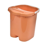 Maxbell Foot Bath Tub Sturdy Portable Feet Washing Basin for SPA Relaxation Pedicure orange