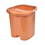 Maxbell Foot Bath Tub Sturdy Portable Feet Washing Basin for SPA Relaxation Pedicure orange