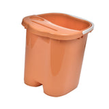 Maxbell Foot Bath Tub Sturdy Portable Feet Washing Basin for SPA Relaxation Pedicure orange