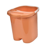 Maxbell Foot Bath Tub Sturdy Portable Feet Washing Basin for SPA Relaxation Pedicure orange