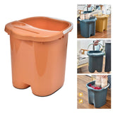 Maxbell Foot Bath Tub Sturdy Portable Feet Washing Basin for SPA Relaxation Pedicure orange