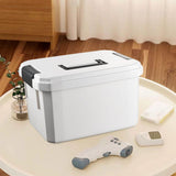 Maxbell Medicine Box Multipurpose with Lid Medicine Cabinet for Office Car Workplace XL