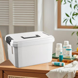 Maxbell Medicine Box Multipurpose with Lid Medicine Cabinet for Office Car Workplace XL