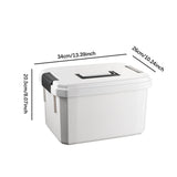 Maxbell Medicine Box Multipurpose with Lid Medicine Cabinet for Office Car Workplace XL