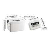 Maxbell Medicine Box Multipurpose with Lid Medicine Cabinet for Office Car Workplace S and small box