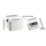 Maxbell Medicine Box Multipurpose with Lid Medicine Cabinet for Office Car Workplace M and small box