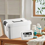 Maxbell Medicine Box Multipurpose with Lid Medicine Cabinet for Office Car Workplace L and small box