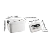 Maxbell Medicine Box Multipurpose with Lid Medicine Cabinet for Office Car Workplace L and small box