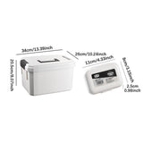 Maxbell Medicine Box Multipurpose with Lid Medicine Cabinet for Office Car Workplace XL and small box
