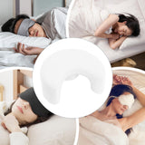 Maxbell Side Sleeper Pillow with Arm Holes Ergonomic Support Sofa Gaming Memory Foam White