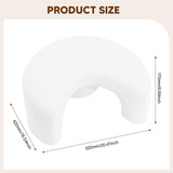 Maxbell Side Sleeper Pillow with Arm Holes Ergonomic Support Sofa Gaming Memory Foam White