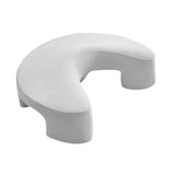 Maxbell Side Sleeper Pillow with Arm Holes Ergonomic Support Sofa Gaming Memory Foam Light Gray