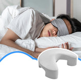 Maxbell Side Sleeper Pillow with Arm Holes Ergonomic Support Sofa Gaming Memory Foam Light Gray