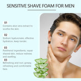 Maxbell Skin Shaving Foam Barber Salon Smooth Shaving Mousse for Husband Male Father