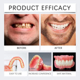 Maxbell Full Denture Fix Confident Smile Comfortable Wear Temporary Teeth for Adults