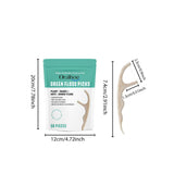 Maxbell 50x Dental Floss Sturdy Ergonomic Handle for Car Office Restaurant