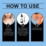 Maxbell 100ml Mouthwash Sturdy Dorm Teeth Cleaning Brightening Easy to Use Accessory