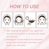 Maxbell Hair Removal Cream Travel Lightweight Easy to Use Home Portable Multipurpose