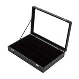Maxbell Sunglasses Show Tray 8 Grids Modern Glasses Case for Jewelry Beads Necklaces Black