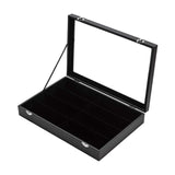 Maxbell Sunglasses Show Tray 8 Grids Modern Glasses Case for Jewelry Beads Necklaces Black