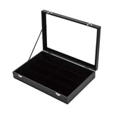Maxbell Sunglasses Show Tray 8 Grids Modern Glasses Case for Jewelry Beads Necklaces Black