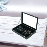 Maxbell Sunglasses Show Tray 8 Grids Modern Glasses Case for Jewelry Beads Necklaces Black